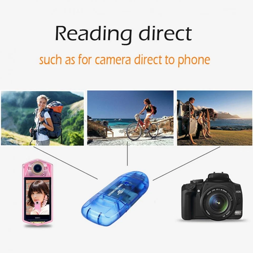 USB 2.0 Memory Card Reader/Writer für SD/MMC/SDHC/TF Cards - Bild 4 von 4