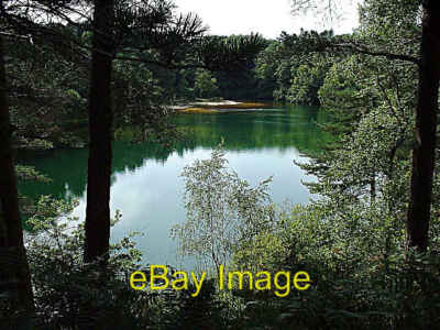 Foto 6x4 Der blaue Pool, Furzebrook aus dem frühen 17. Jahrhundert der blaue um 2000