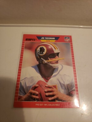 1989 Pro Set #9 Joe Theismann - Announcer Collectible - NFL - ESPN