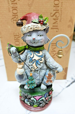 2010 Jim Shore Heartwood Creek, Jingle Bell On Kitty's Tail, Cat S4017631