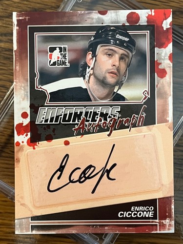 2011/2012 - In The Game - Enforcers - Autographed Cards - Picture 52 of 165