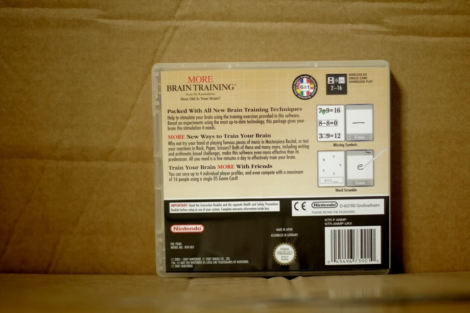 MORE BRAIN TRAINING BY DR KAWASHIMA - NINTENDO DS - TESTED AND WORKING - Image 2 of 4
