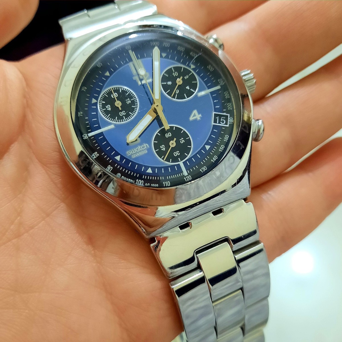 SWATCH スウォッチ IRONY AUTOMATIC Yahoo!オークション - SWATCH IRONY AUTOMATIC スウォッチ