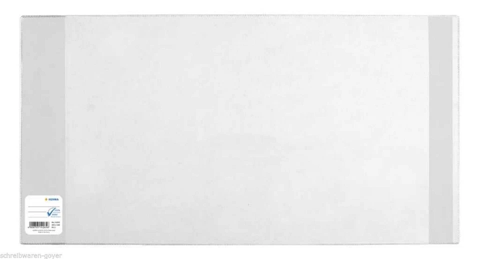 STABILE HERMA Buchschoner, Buchumschlag, Buchhülle,transparent, versch. Größen