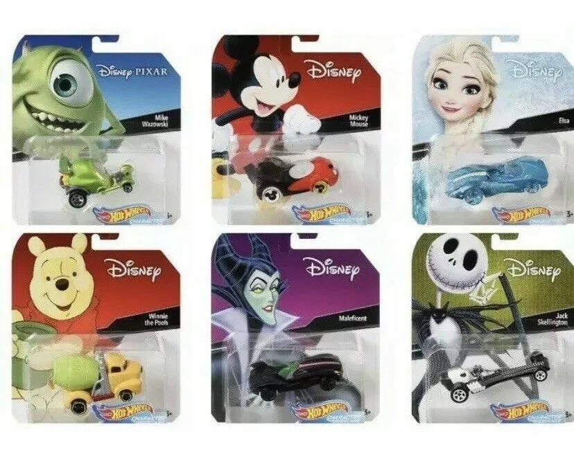 Hot wheels disney character on sale cars