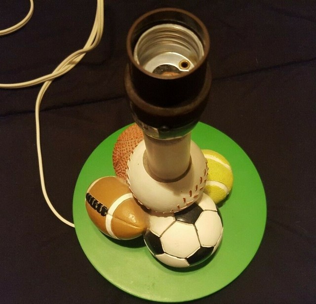 SPORTS LAMP FOR KIDS ROOM FOOTBALL/TENNIS/SOCCER/BASKETBALL/BASEBALL eBay