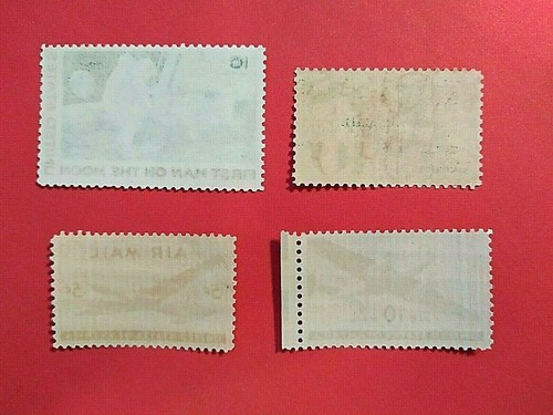SCOTT # C27 , C32 , C57 & C76 - SET OF 4 AIRMAIL STAMPS - VF - OG - MNH - Picture 2 of 2
