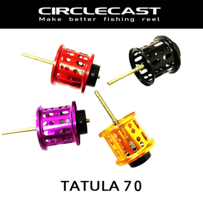CIRCLEVAST Spool Shallow Reel SV Spool Aluminum Casting ool Daiwa TATULA 70