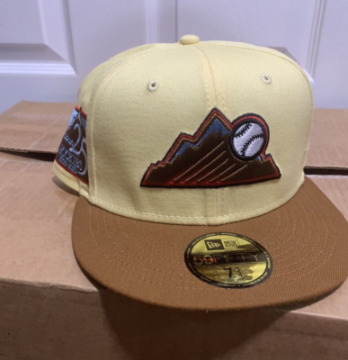 New Era 59Fifty COLORADO ROCKIES ICY BLUE UV 25th Anniversary