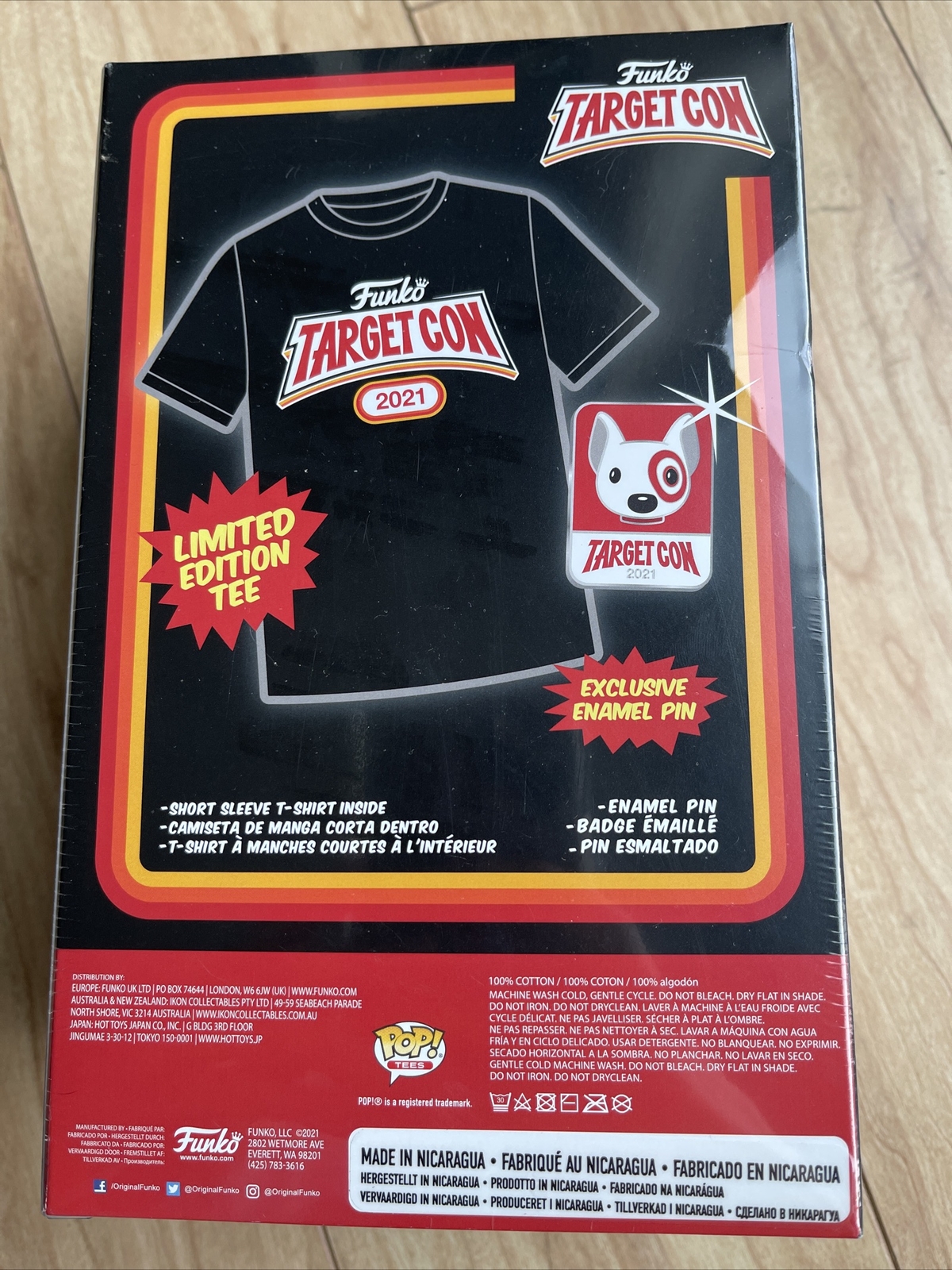 Funko Pop Shirt Target Con 2021 NEW & Enamel Target Pin Ready Ship xL x large image 2