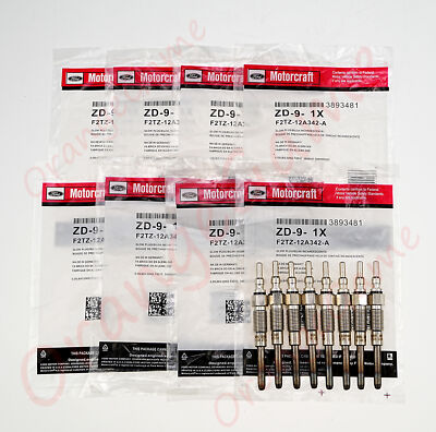 2011-2019 Ford F250 F350 F450 OEM 6.7L (8) Diesel Engine Glow Plugs