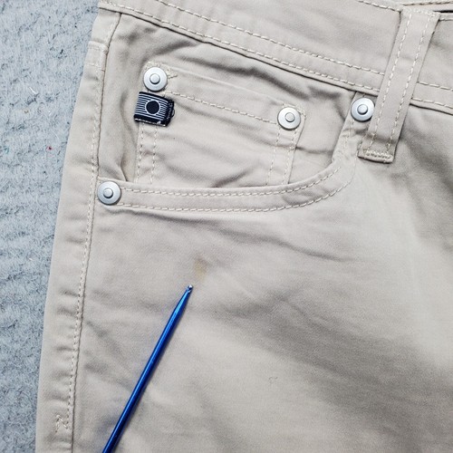 AG Adriano Goldschmied Jeans Youth Size 14 Tan Slim Straight The Stryker Luxe - Picture 7 of 11