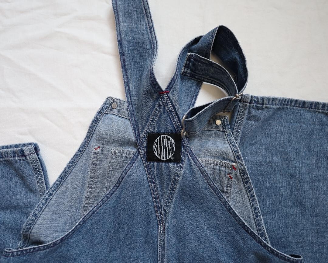 ほぼデッド Levi’s silver tab overall vintage Vintage 90s Y2K Levis SilverTab Overalls Faded Black