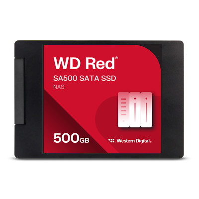 Western Digital 500GB WD Red SA500 NAS SATA Internal SSD - WDS500G1R0A-68A4W0