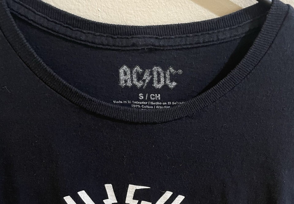 AC/DC High Voltage Officially Licensed Men's Band T-Shirt S Small Black ...
