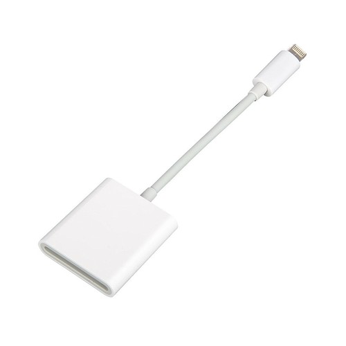Camera Reader SD Card Photo Adapter Data Transfer For iPhone 8/7/6 Plus ipad Air - Picture 3 of 6