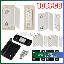 100 Pack Strong Magnetic Catch Latch Ultra Thin For Door Cabinet Cupboard Closer
