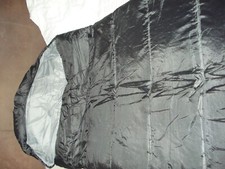 Black envelope sleeping bag adult
