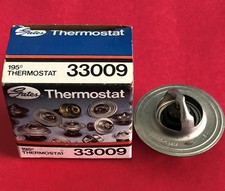 Gates 33009, 195 Degree Automotive Thermostat. Made in USA. NOS in Box.