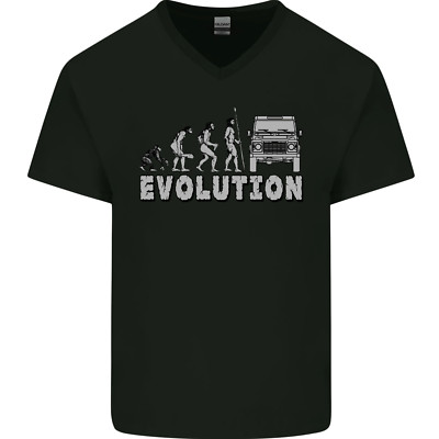 4X4 Evolution Gelände -roading Lustig Herren V-Ausschnitt Baumwolle Maglietta