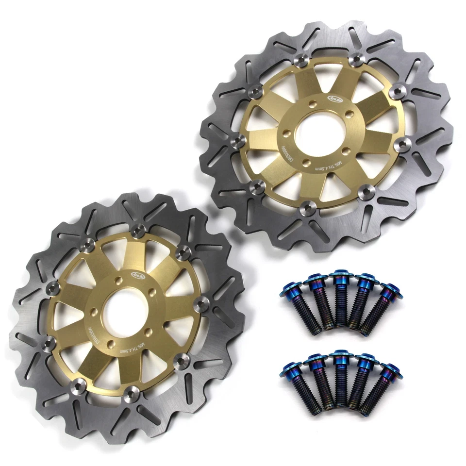 For Kawasaki Z1000 2003-2006 Front Rear Brake Rotors Discs Mounting Bolts Screws - Image 3 of 4