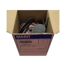 Merit 2" Roloc Sanding Discs 60 Grit Silicon Carbide 100 Pack
