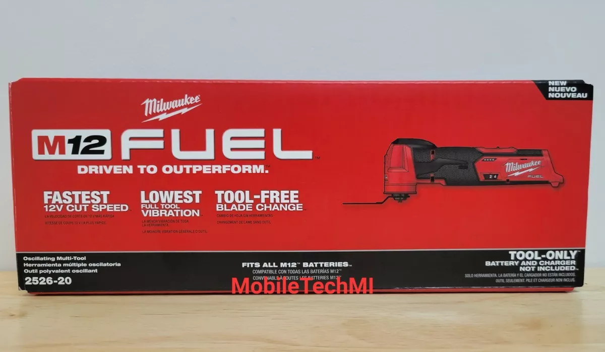 Milwaukee M12 12V Lithium-Ion Cordless Oscillating Multi-Tool 2526-20  (Tool-Only) 