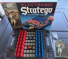 Electronic' Stratego' Board Game 1982 Milton Bradley COMPLETE w/manual READ