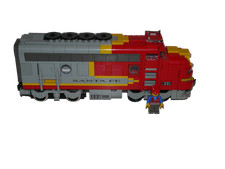 Lego® Eisenbahn 9V RC TRAIN 10020 Lok Santa Fe Super Chief 9V Motor ZUG
