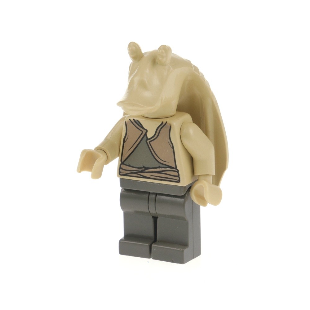 1X Lego Minifigure Star Wars Episode 1 Jar Jar Binks Gungan 7115 7161 SW0017