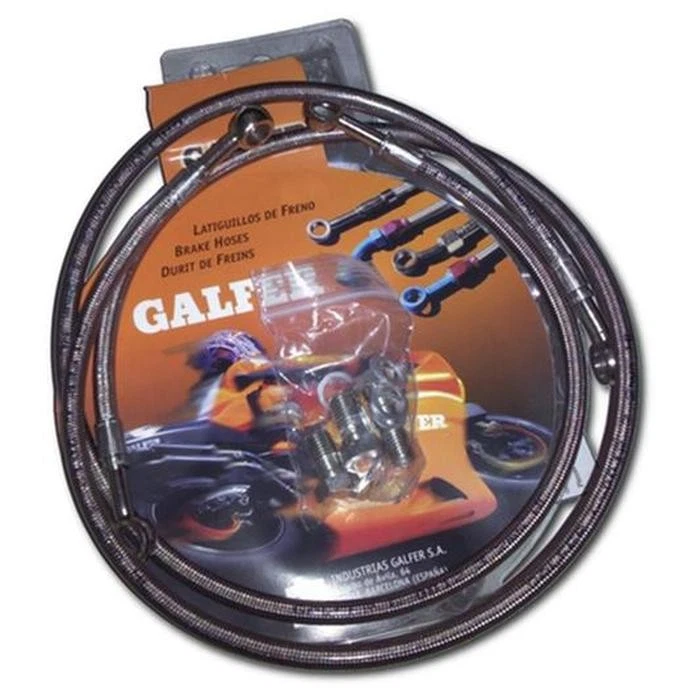 Stainless Steel Front Brake Line Kit - 2 Lines GBrakes FK003D543-2 - Image 2 of 4