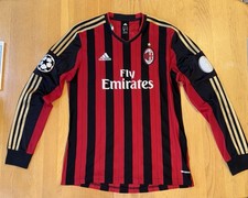 Medium - AC Mailand Home Kaka 22 UCL Langarm Fußballtrikot 2013 Oberteil gebraucht