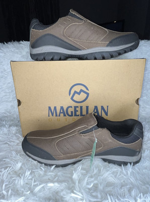 Magellan Men's Shoes Size 10D Brown Leather Outdoor Casual Wide Width New In Box