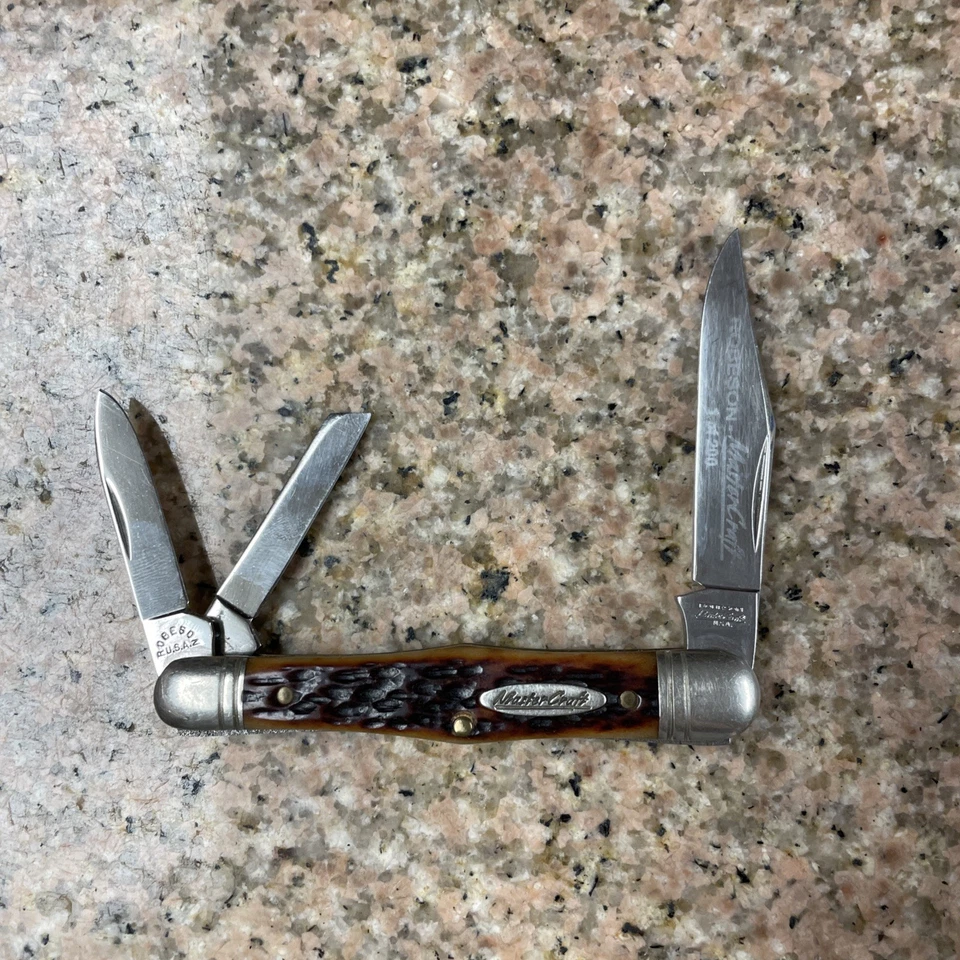 Cuchillo bolígrafo Robeson Mastercraft de Queen Cutlery EE. UU. edición limitada 1 de 200 Foto 2 de 4