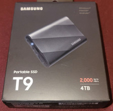 SAMSUNG T9 Portable SSD 4TB, USB 3.2 Gen 2x2 External Solid State Drive - New