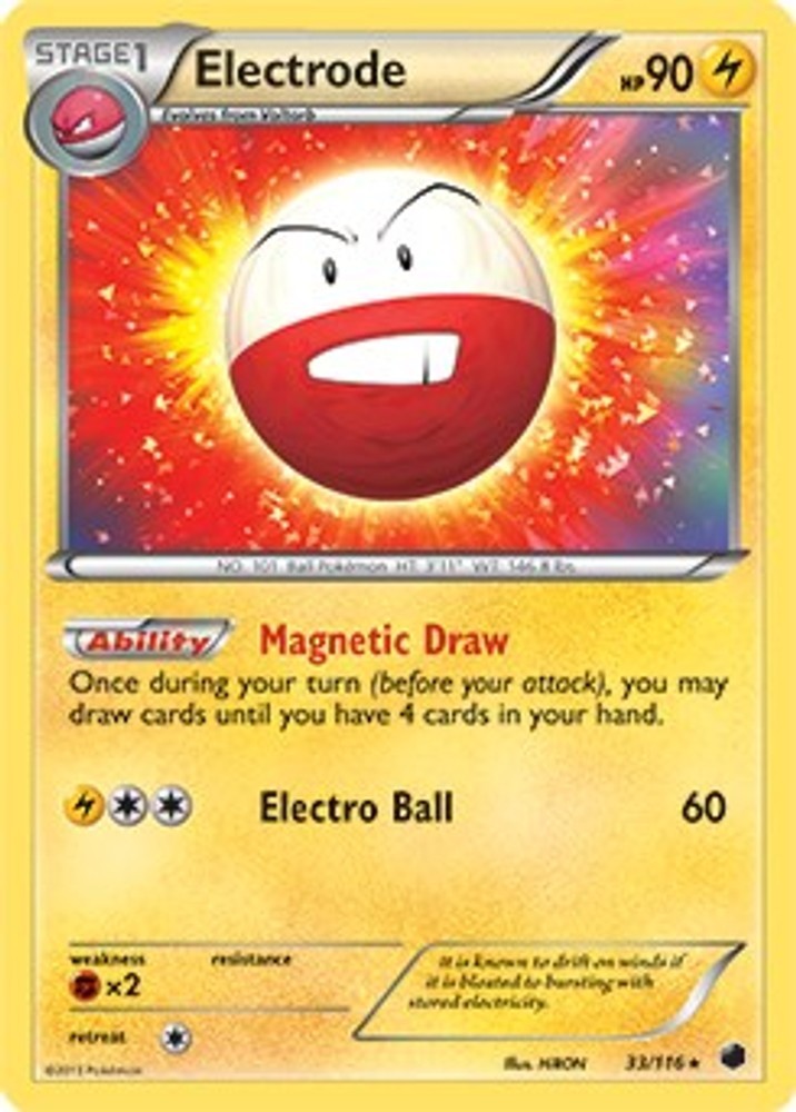 Electrode (BW Plasma Freeze) Normal [PR - 033/116] LP PokemonDeck Exclusives