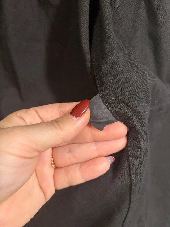 Rare Cynthia Ashby Men Black Cotton Casual Blazer Jacket Minimalist Military - Image 4 of 4