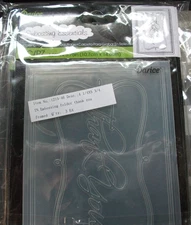 3 each package Darice Embossing Essentials-Thank You