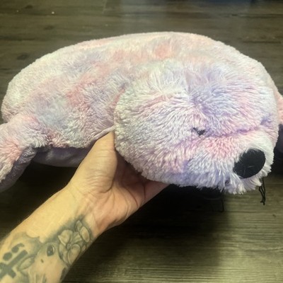 Pillow Pets Glow Pets JUMBO Shimmering Seal, Works Great