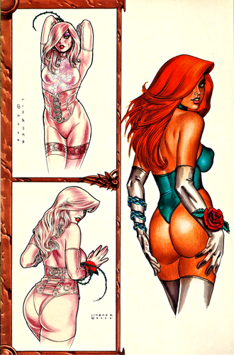 "DAWN: 2003 CONVENTION SKETCHBOOK" ~ (LINSNER) ~ *** FANTASY / EROTIC ART *** - Picture 6 of 11