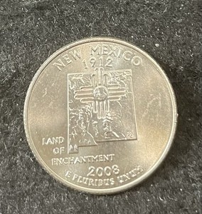 【新品未使用】2008年発行 ニューメキシコ州Quarter 1 バンク•ロール New Mexico Quarter | eBay