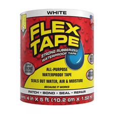 Flex Seal Flex Tape 4 in. W X 5 ft. L White Waterproof Repair Tape Free Shipping