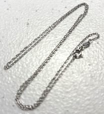Tested 925 Sterling Silver Dainty Cable Chain 18"