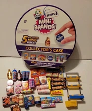 Zuru Mini Brands Series 3 Lot Of 38 Pieces and case. Some duplicates.