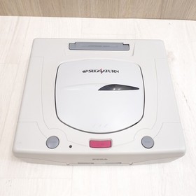 Sega Saturn Console Japan White in box with 2 controllers &3 games tested NTSC-J