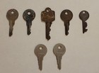 7 VTG KEYS HILLMAN TESKEY ARROW HUDSON EAGLE & PAIR OF GE GENERAL ELECTRIC KEYS — photo 6