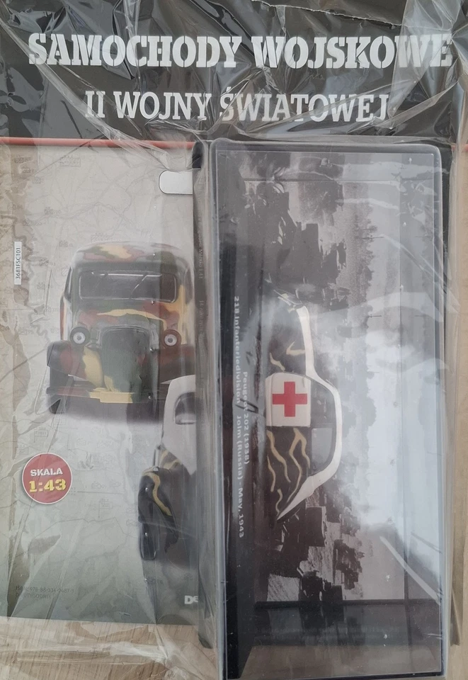 Peugeot 202 - 1:43 Auto militari della seconda guerra mondiale n. 101 - Immagine 3 di 3