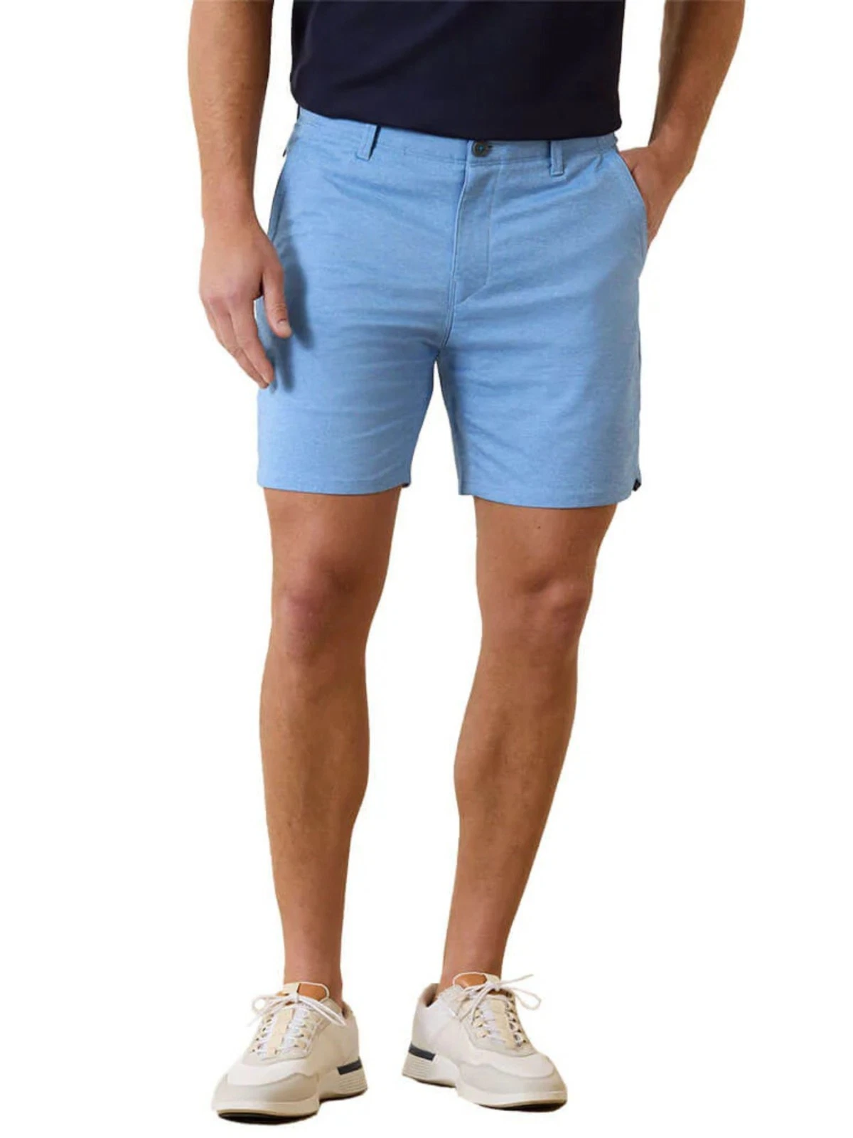 Tommy Bahama Shorts Mens 40 Blue 8 Inch Inseam Flat Front Performance Golf