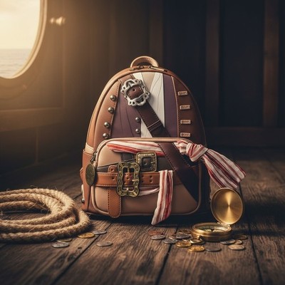 Loungefly Captain Jack Sparrow Pirates of the Caribbean mini backpack
