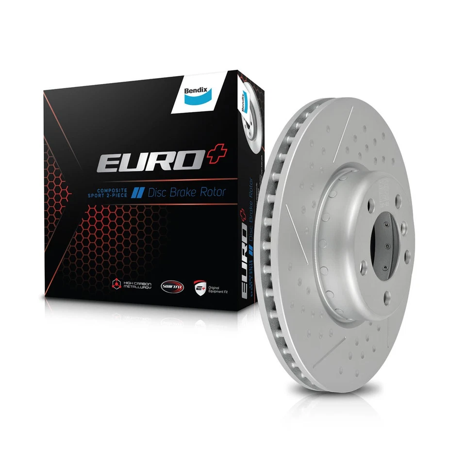 Bendix Euro+ Front Brake Rotor for BMW M235i F22, F23, F87 3.0L N55B30A Petrol 2 - Image 2 of 4